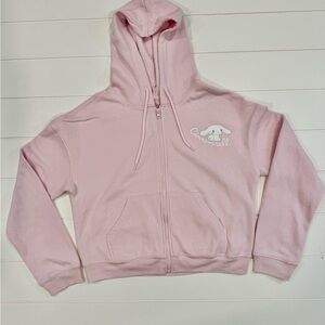 Cinnamoroll Pink Juniors Zip-Up Hoodie                  A013